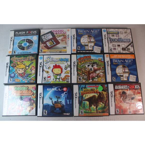 Lot of 12 Nintendo DS games. All with boxes, some with manuals, see pics (C) - Picture 1 of 9